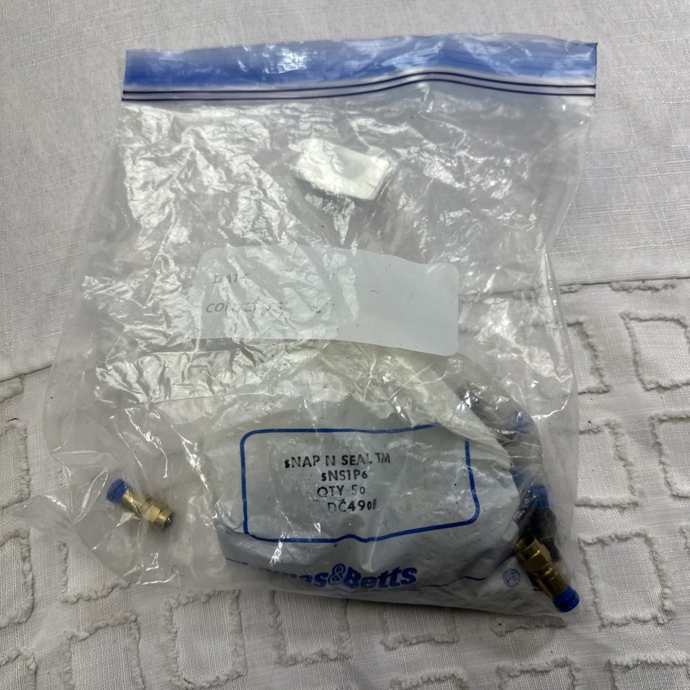 NIB Thomas and Betts SNS1P6 Dc4908 Snap N Seal